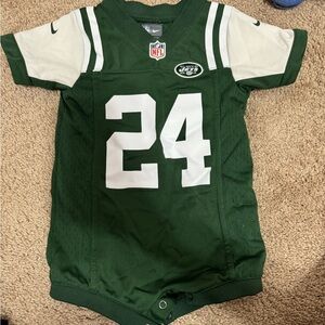 NFL official baby 6-9 month JETS revis jersey